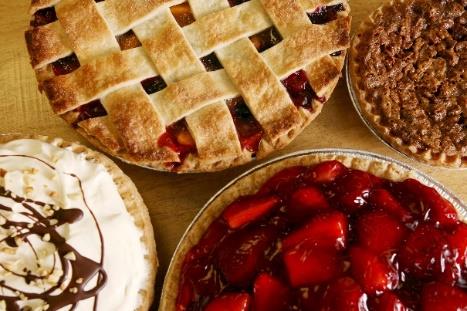 Just Pies serves lemon raspberry, apple crumb, cherry, triple berry, french silk and coconut creme pies in New Albany, Ohio